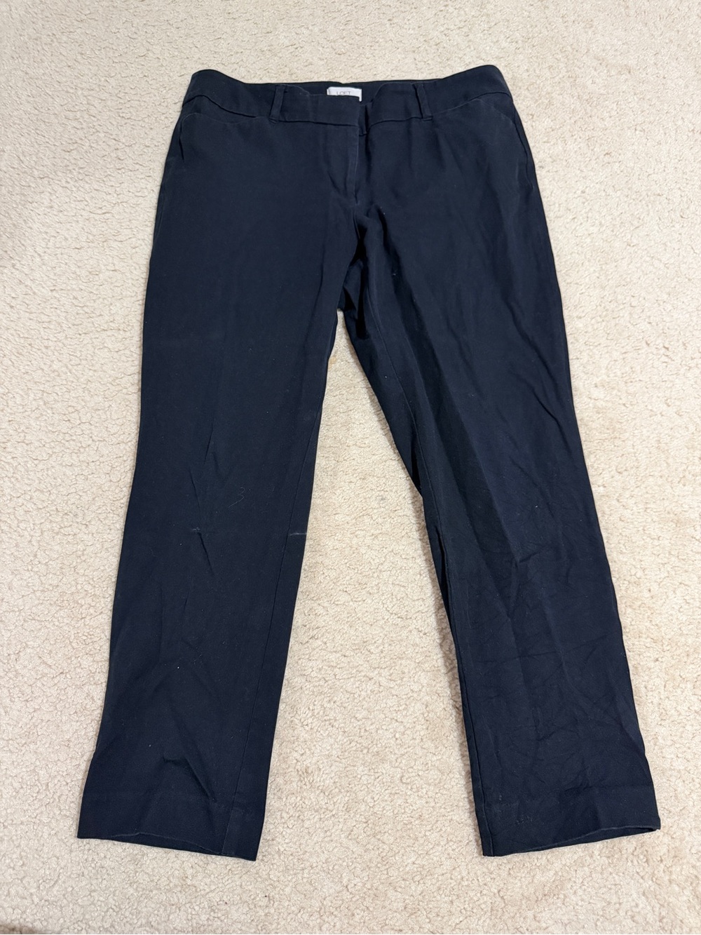 LOFT Black Straight Leg Women's Pants